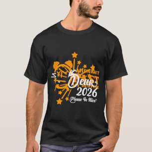 "Golden Starburst" Festive Firework Celebration T-Shirt