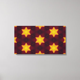 Golden Stars Canvas Print
