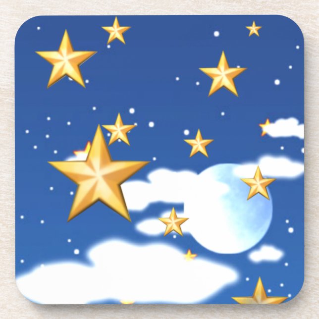 Golden Stars - Coaster (Front)