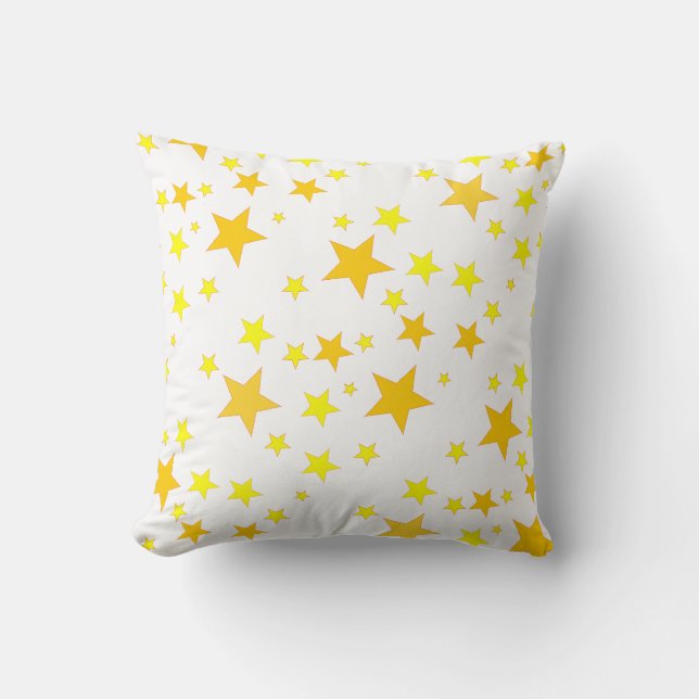 golden stars cushion (Front)