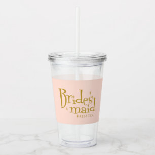 Golden stars Custom Acrylic Tumbler