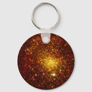 Golden Stars Key Ring