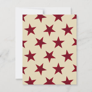 Golden Stars Pattern 10 Card