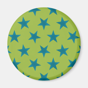 Golden Stars Pattern 20 Magnet