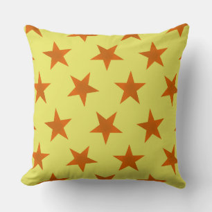 Golden Stars Pattern 4 Cushion