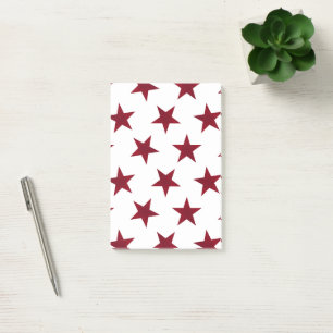 Golden Stars Pattern 7 Post-it Notes