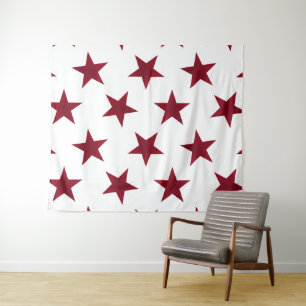 Golden Stars Pattern 7 Tapestry