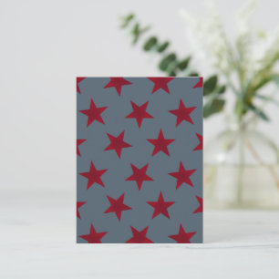 Golden Stars Pattern 9 Postcard