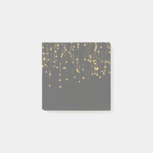 Golden Stars Post-it Notes