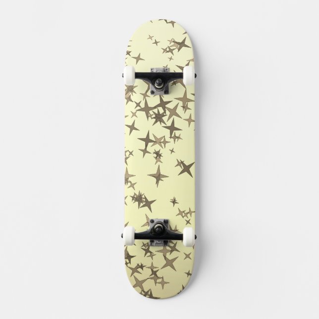 Golden Stars Skateboard (Front)
