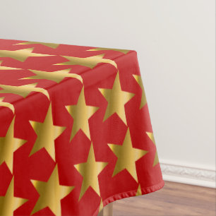 Golden Stars Tablecloth