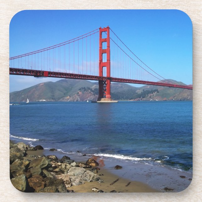 Golden State Bridge - San Francisco, California Coaster (Front)