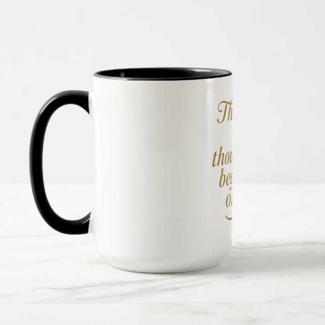 Golden Step Forward   Mug (Left)