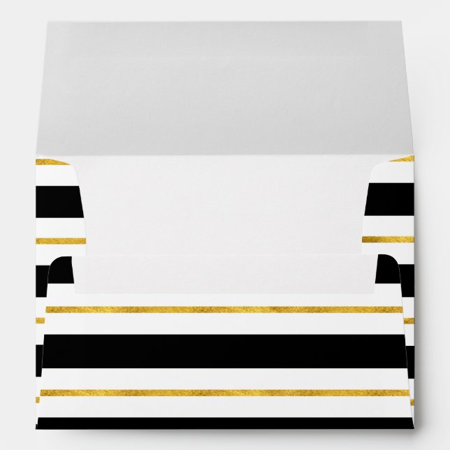 Golden Stripes Envelopes (Back (Bottom))
