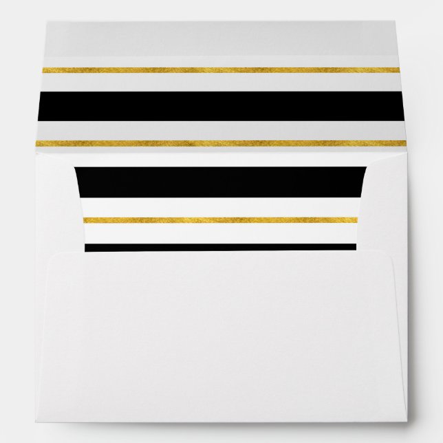 Golden Stripes Envelopes (Back (Bottom))
