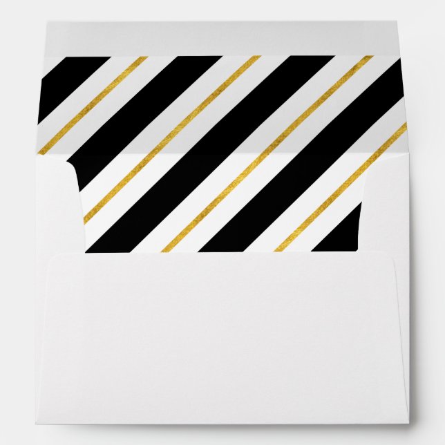 Golden Stripes Envelopes (Back (Bottom))