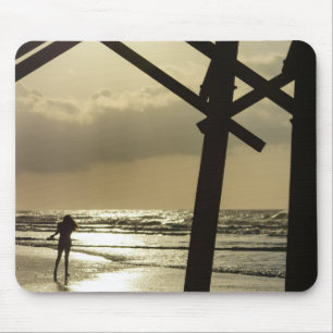 Golden Stroll Mouse Mat