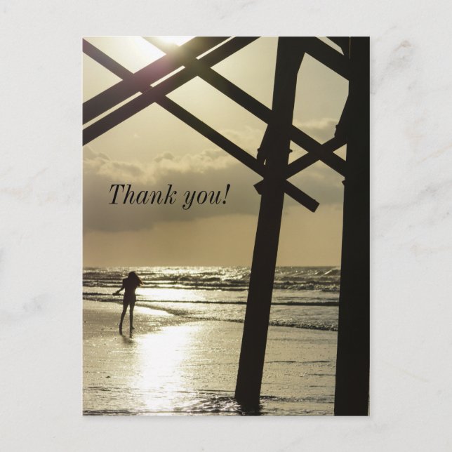 Golden Stroll Thank You Postcard (Front)
