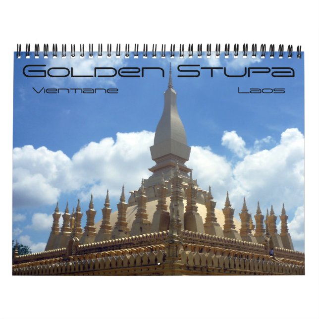 golden stupa 2027 calendar (Cover)