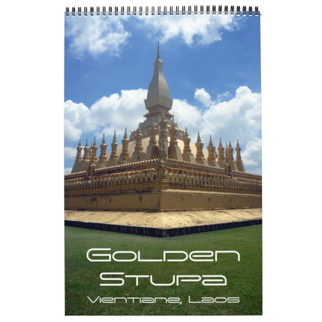 golden stupa cambodia calendar (Cover)