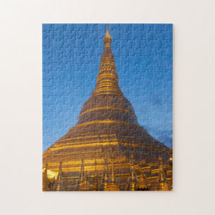Golden Stupa Pagoga Jigsaw Puzzle