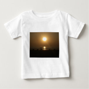 Golden Summer Sunset Reflection on the Beach Baby T-Shirt