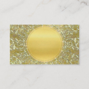 Golden Sun Background Business Card