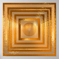 Golden Sun Mandala - Warm Regards
