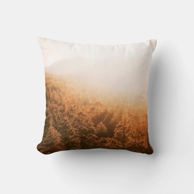 GOLDEN SUN OVER A FOREST CUSHION (Front)