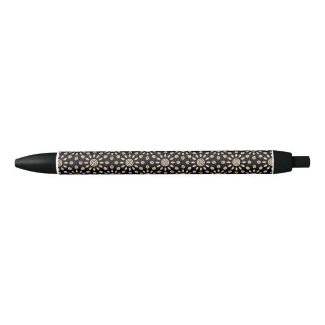 Golden Sun Retro Black Ink Pen (Front)