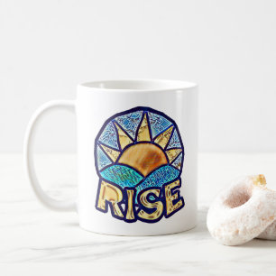 Golden Sun Rise ~ Uplifting Message Coffee Mug