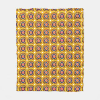 Golden sunburst  fleece blanket