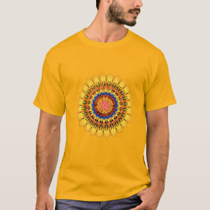 Golden sunburst shirt