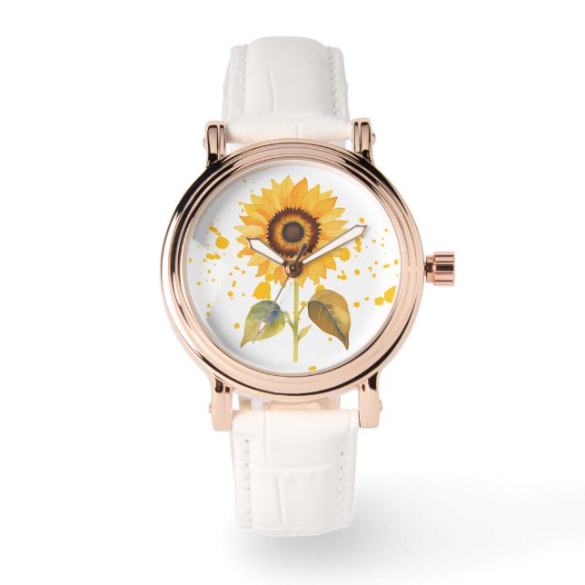 Golden Sunburst Watch (Front)