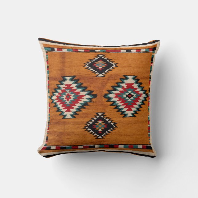 Golden Sunburst" Yellow Kilim Pillows (Front)