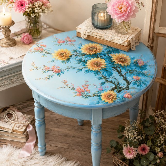 Golden Sunflower Botanical Decoupage Tissue Paper (Creator Uploaded)