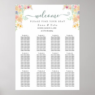 Golden Sunflower butterfly Meadow Wedding Poster