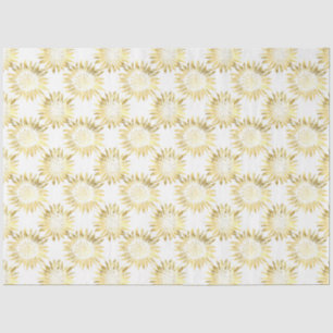 Golden Sunflower Design 5 Tissue Paper