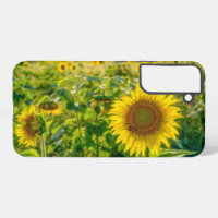 Golden Sunflower Field Samsung Galaxy Case