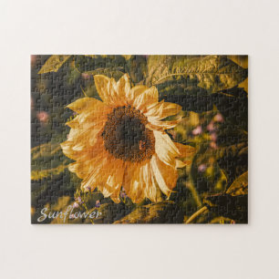 Golden Sunflower Jigsaw Puzzle