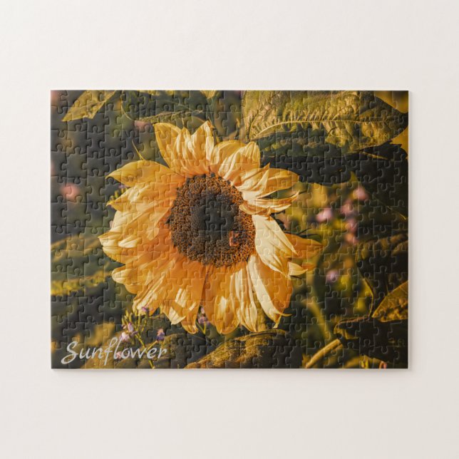 Golden Sunflower Jigsaw Puzzle  (Horizontal)