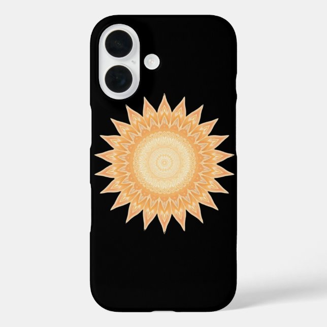 "Golden Sunflower Mandala – Light Within You" Case-Mate iPhone Case (Back)