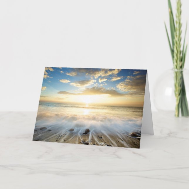 Golden Sunrise Card (Front)