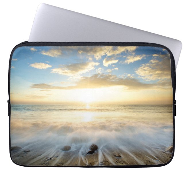 Golden Sunrise Laptop Sleeve (Front)