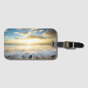 Golden Sunrise Luggage Tag