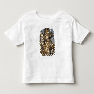 Golden sunrise seen through iceberg formation toddler T-Shirt