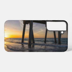 Golden Sunrise Under Pensacola Pier Samsung Samsung Galaxy Case