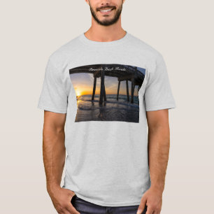 Golden Sunrise Under Pensacola Pier T-Shirt