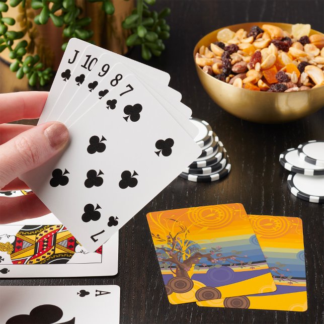 Golden Sunset Art Playing Cards (Creator Uploaded)
