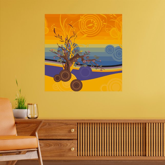 Golden Sunset Art Poster (Creator Uploaded)